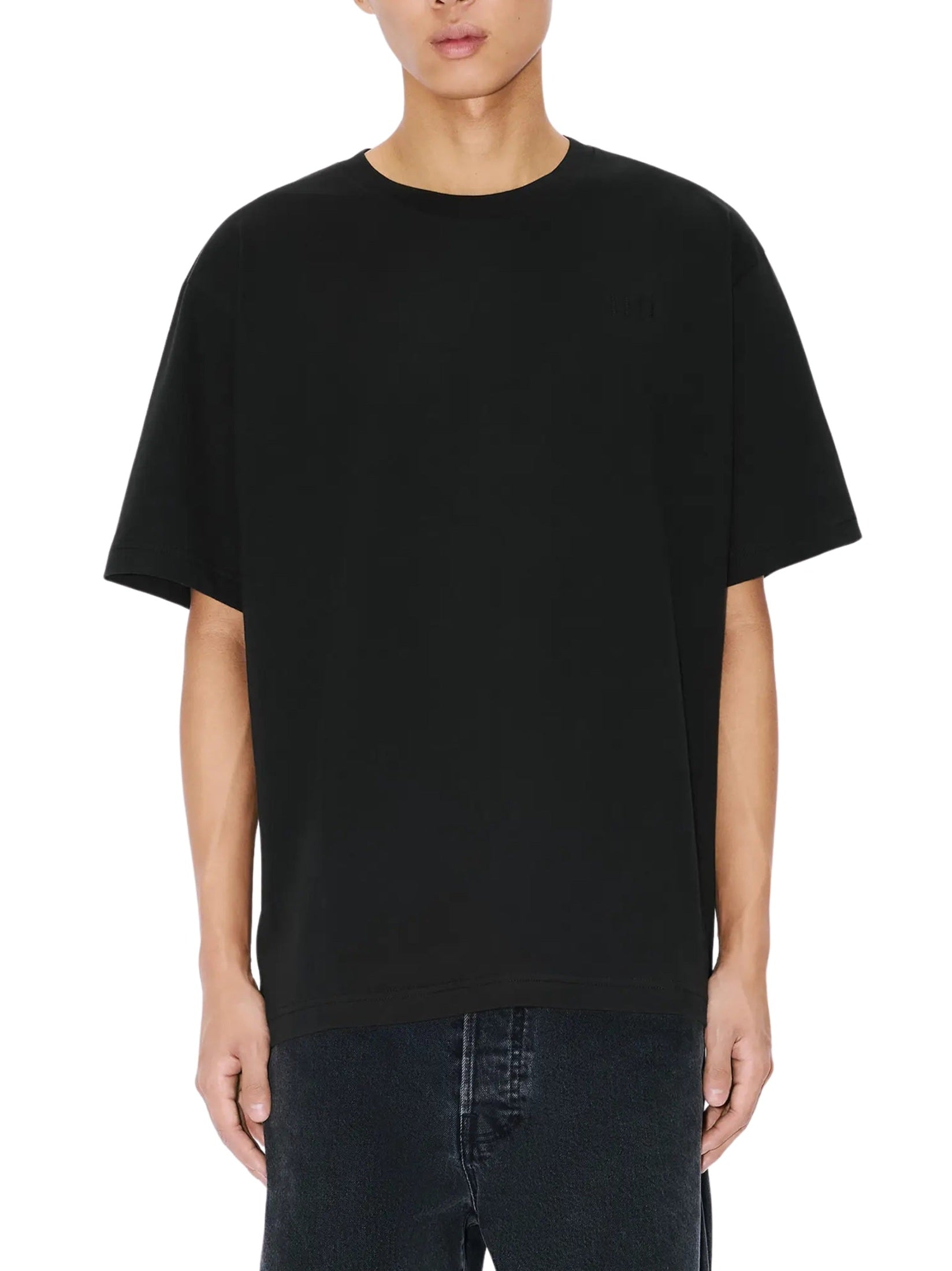 'boke flower 2.0' embroidered oversized t-shirt in cotton