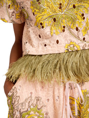 Drawstring skirt