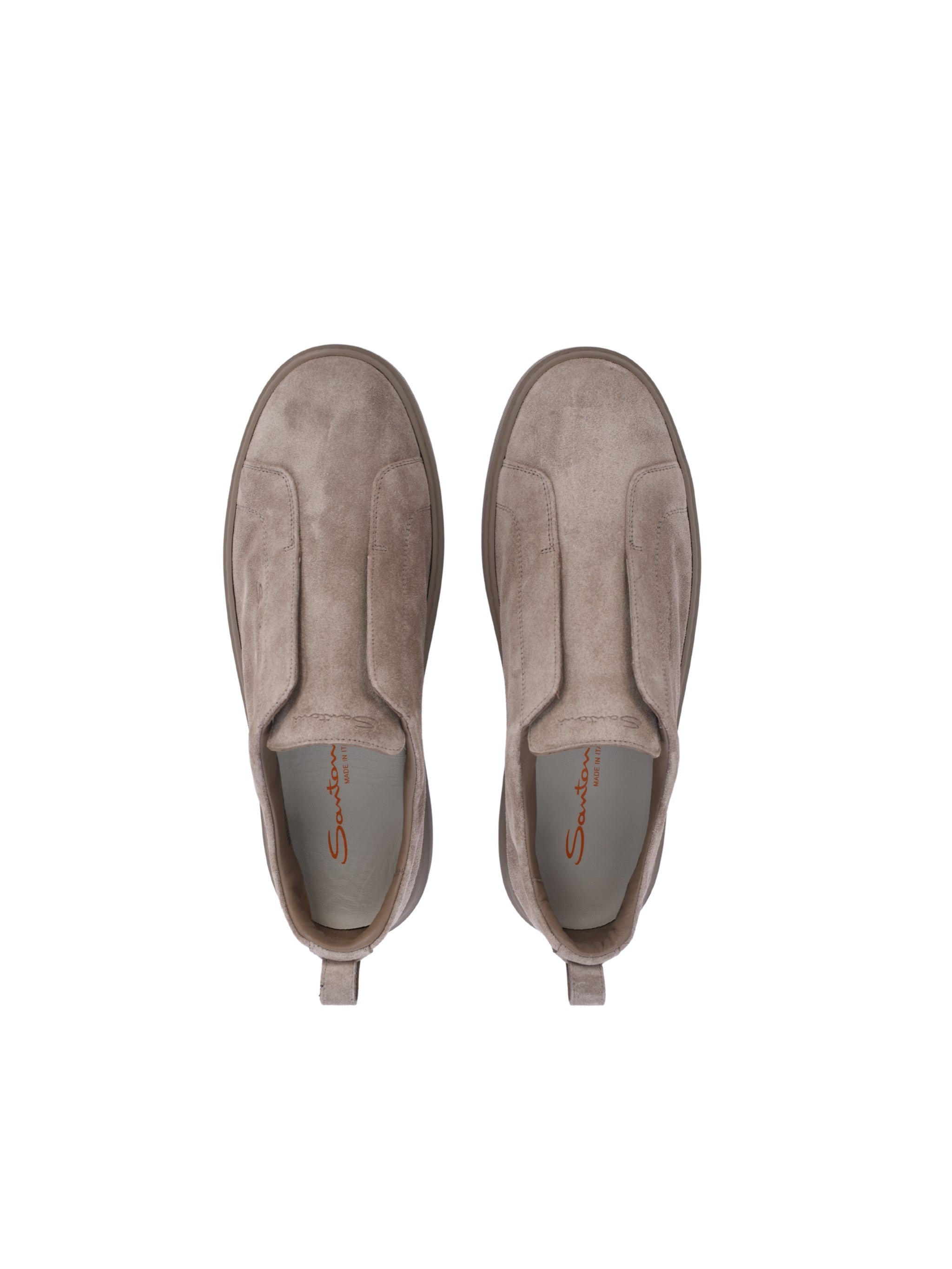 MEN'S BROWN SUEDE SLIP-ON SNEAKER