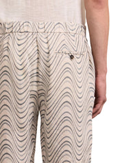 Felipe linen short fibra print