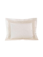 Lozenge lace bedset +2/51x71 20"x28"