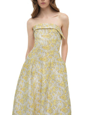 Octavia strapless gown