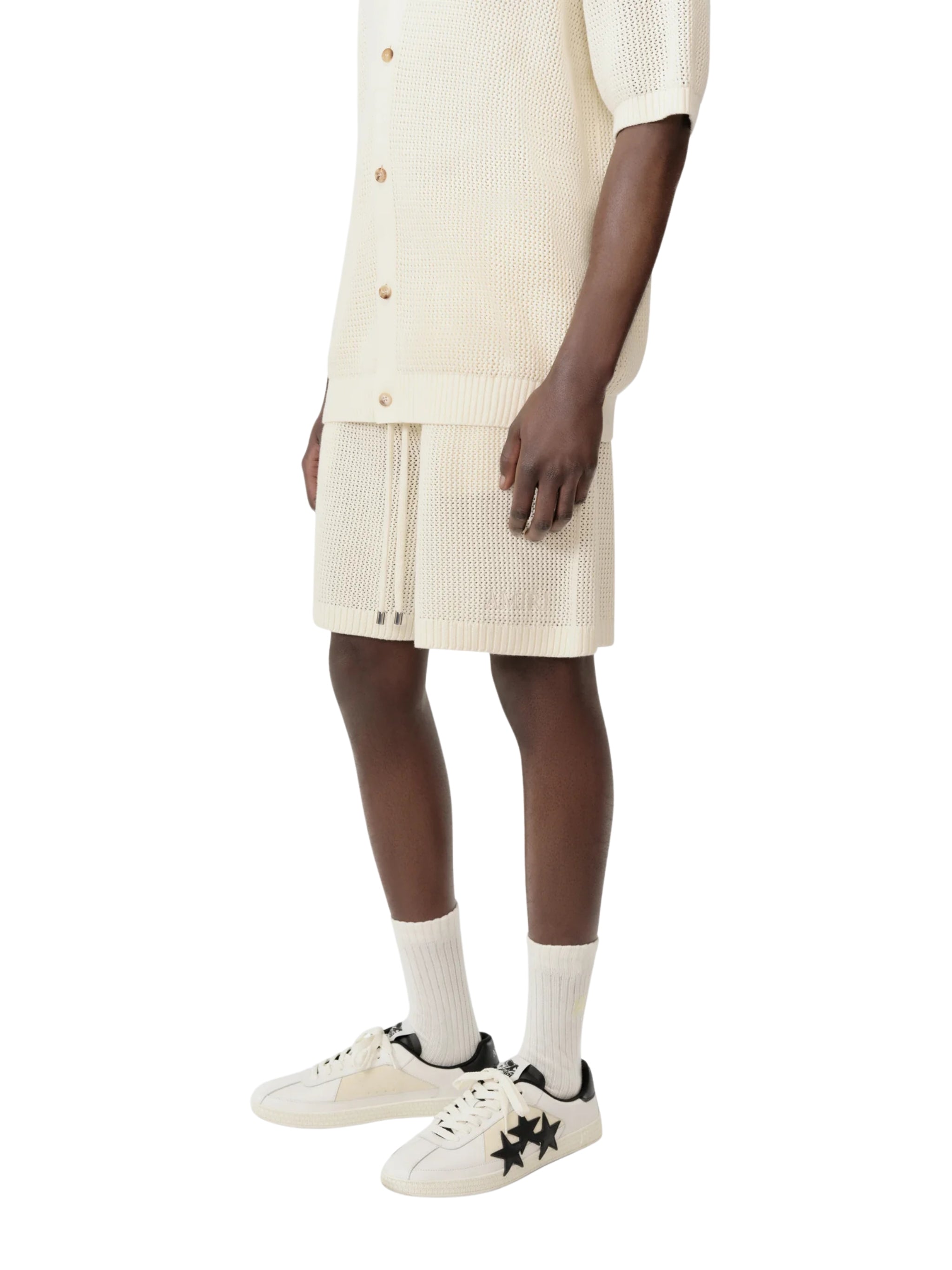 AMIRI CROCHET MESH SHORT