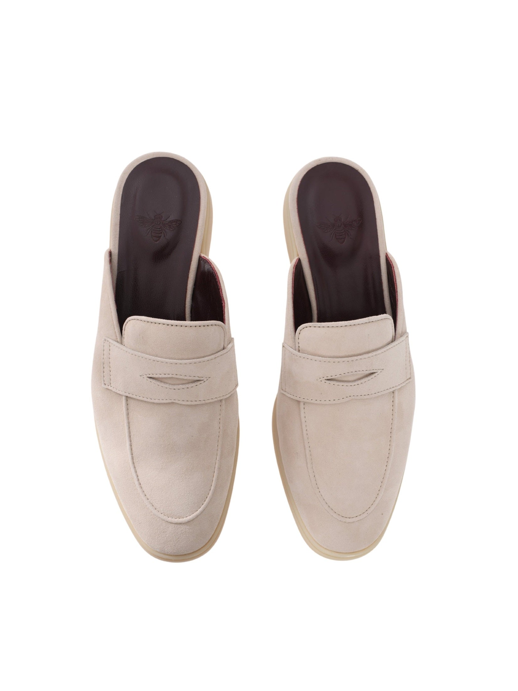 Nomad suede gomme slippers