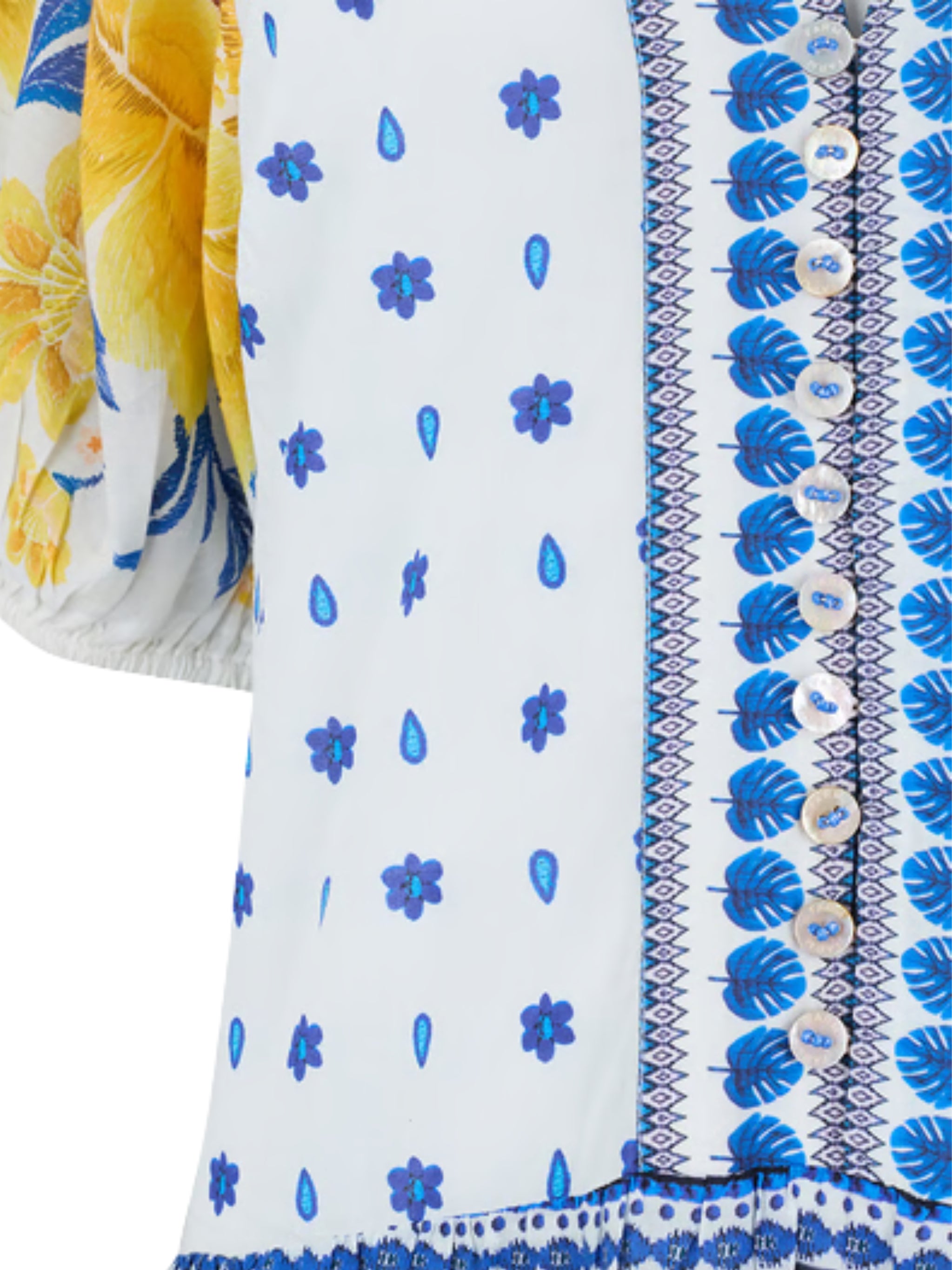 ZULI OFF-WHITE MIDI DRESS SHORT SLEEVES