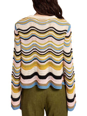 Chevron crop sweater