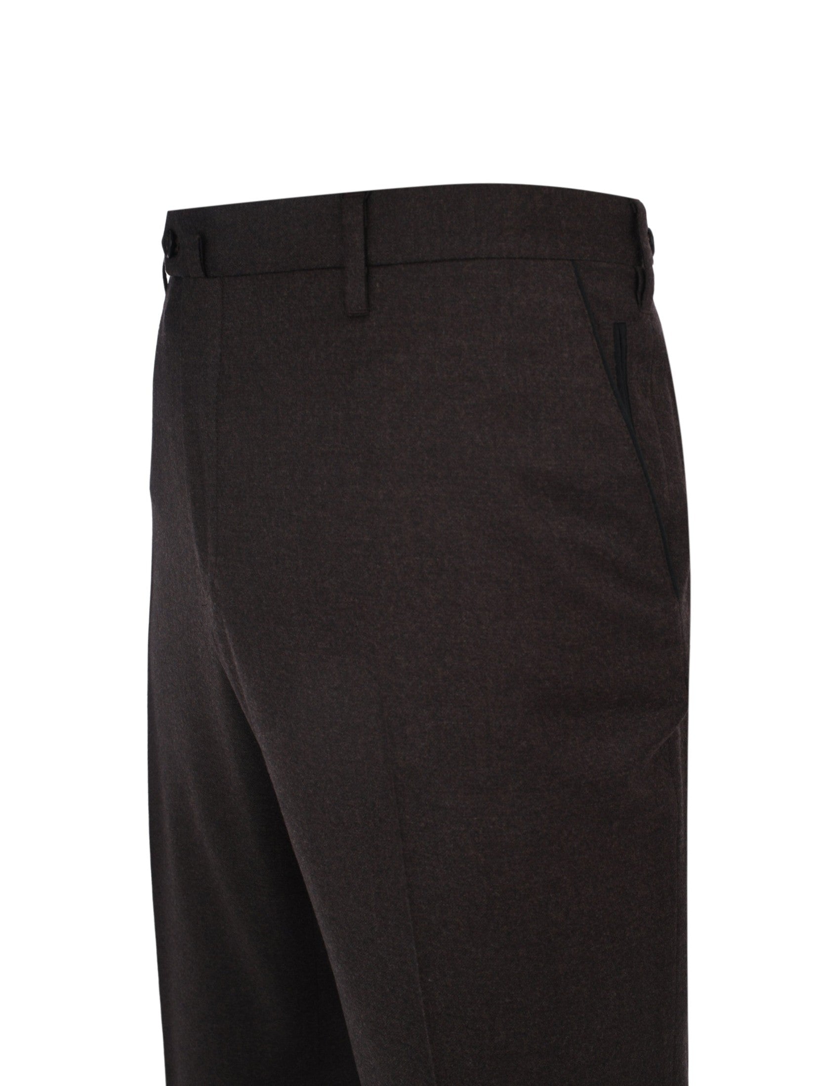 Trousers Brick Brown