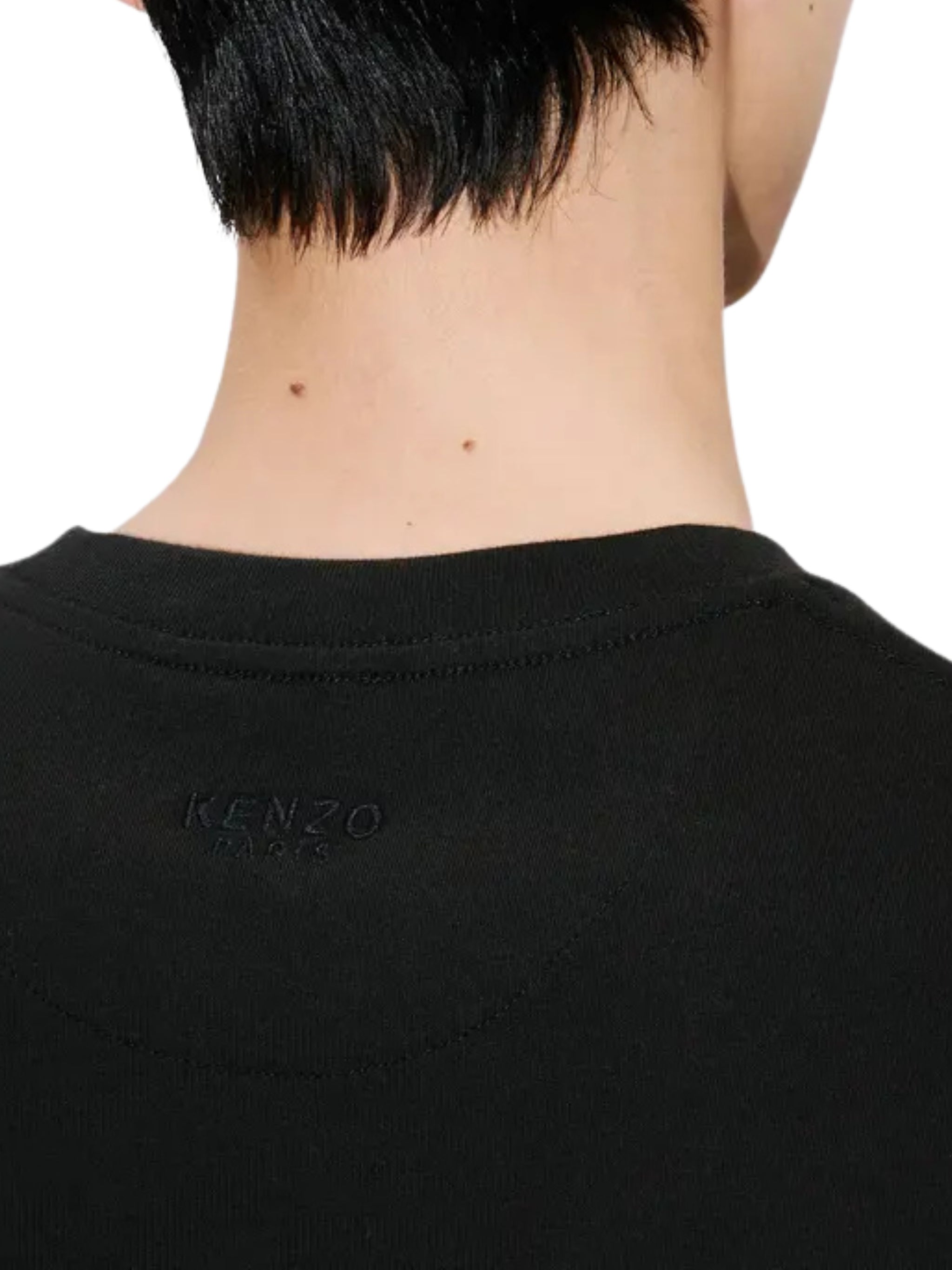 'kenzo wild tiger' embroidered t-shirt in cotton