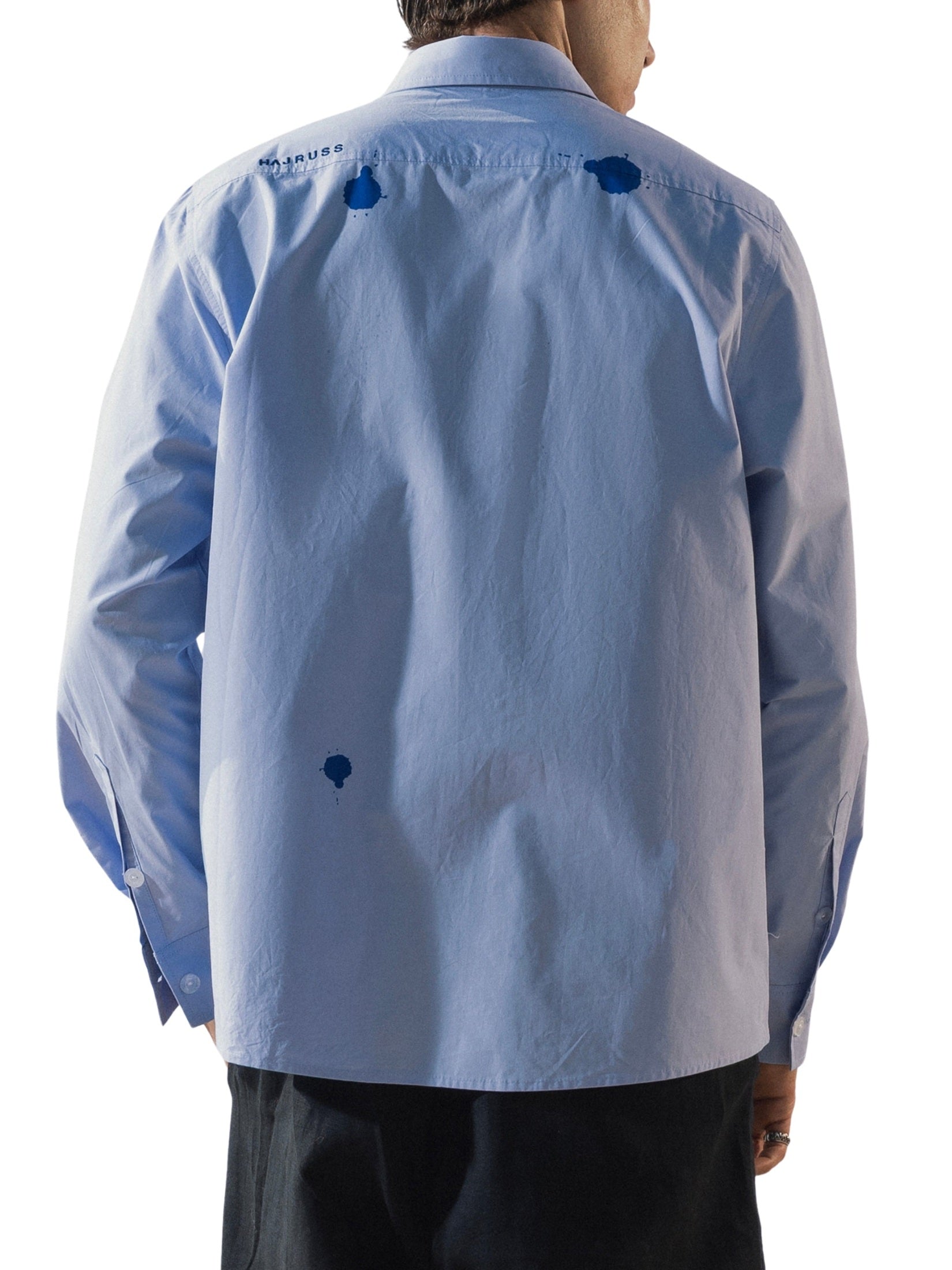 Blue dolphin cotton shirt