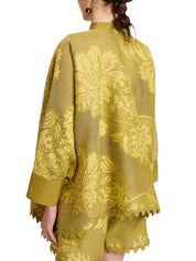 Lace foulard shirt