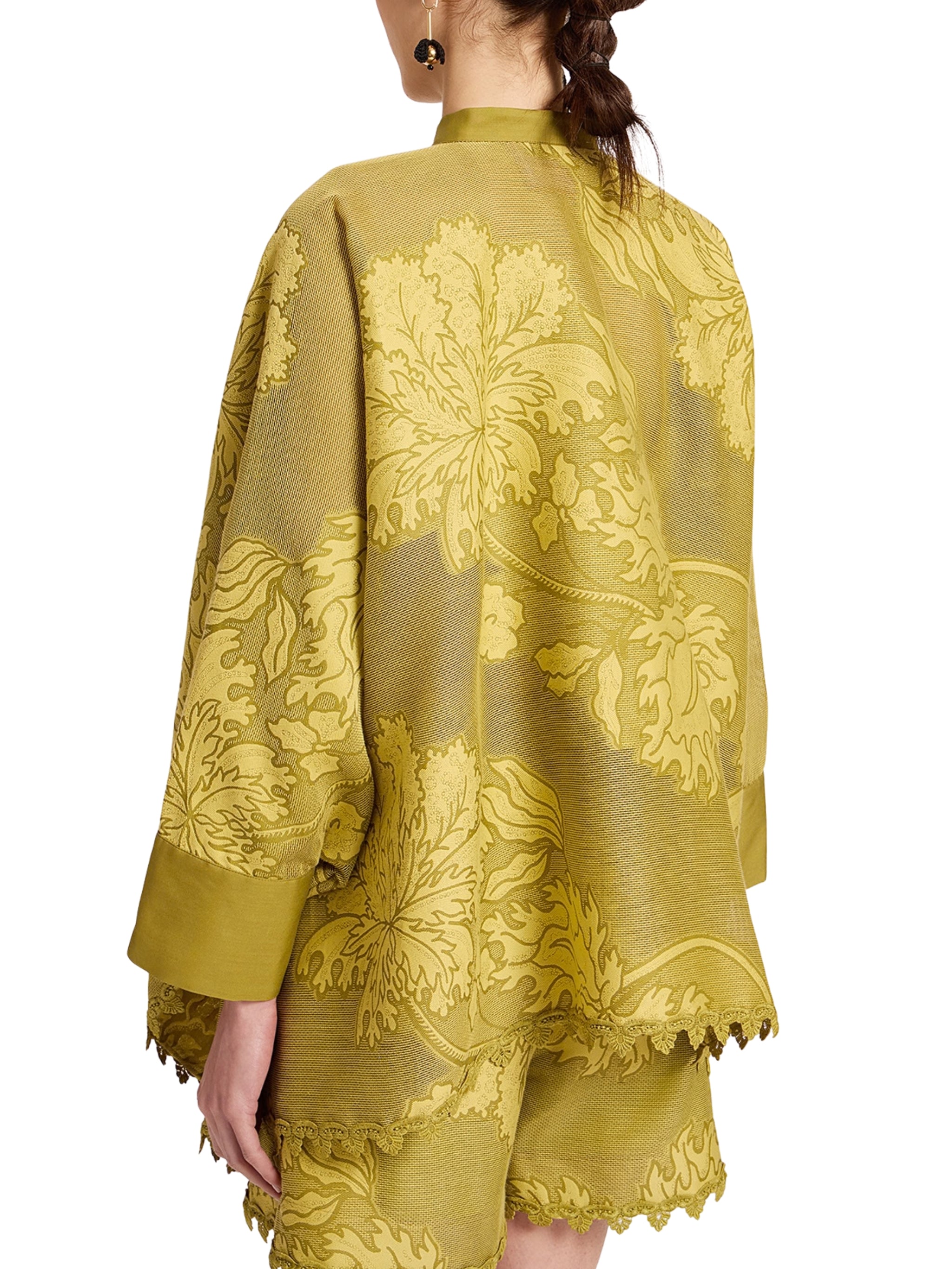 Lace foulard shirt