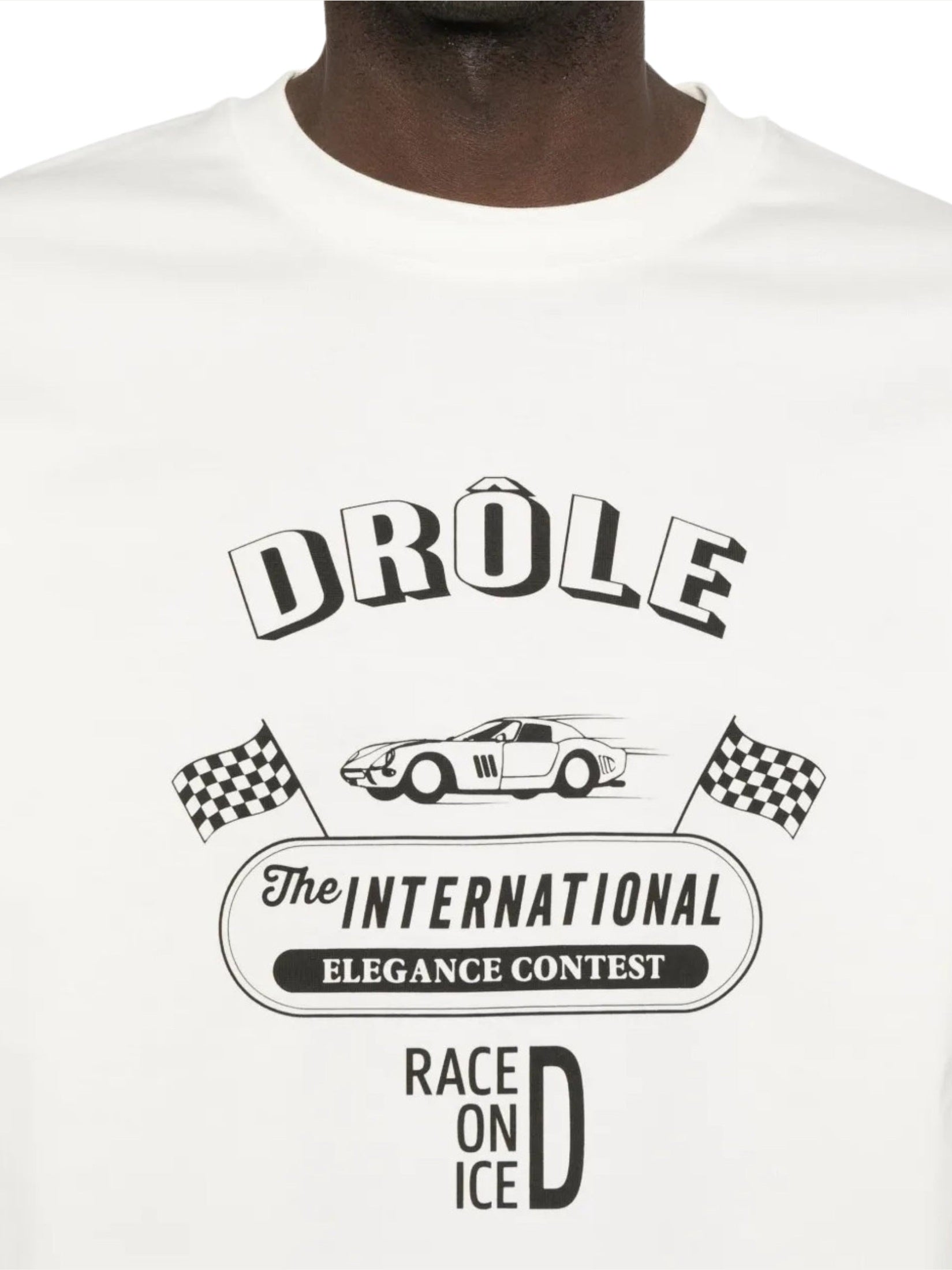Le t-shirt race on ice