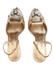 Slingback high heels