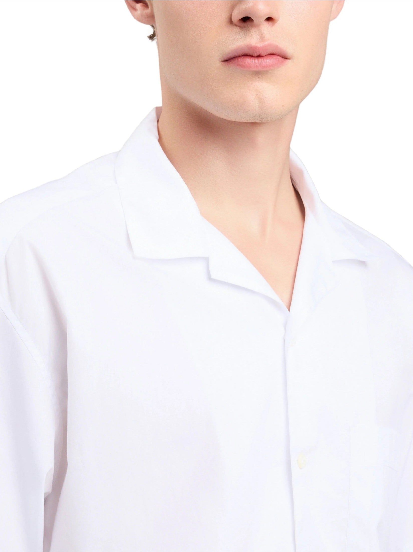 Back curved logo bowling shirt