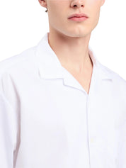 Back curved logo bowling shirt