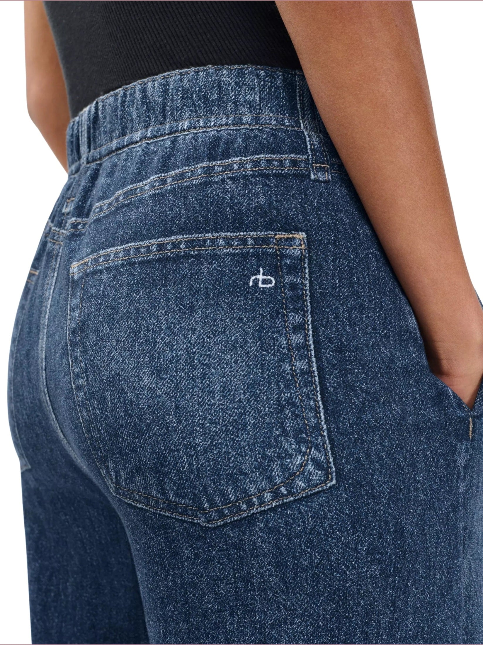Miramar terry wide leg pant