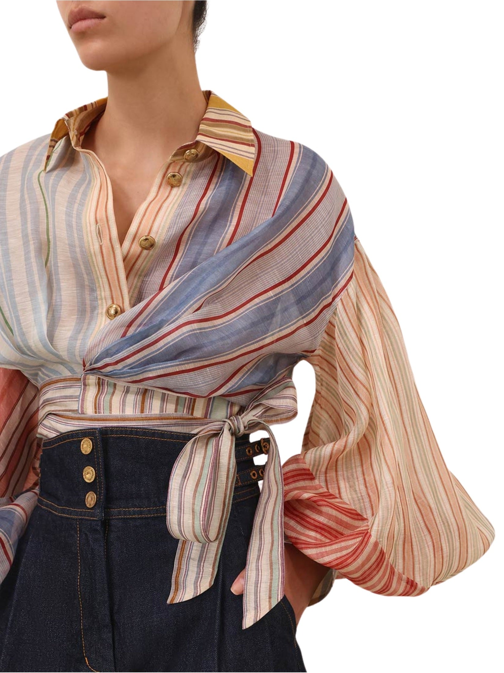Rebellion striped blouse