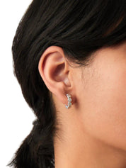 TENNIS SMALL HOOP EARRINGS