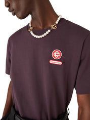 CASABLANCA LOGO PATCH T-SHIRT