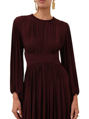 Luna billow maxi dress