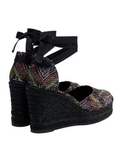 Eva 80 Caperdoni Sequin-Embellished Espadrilles