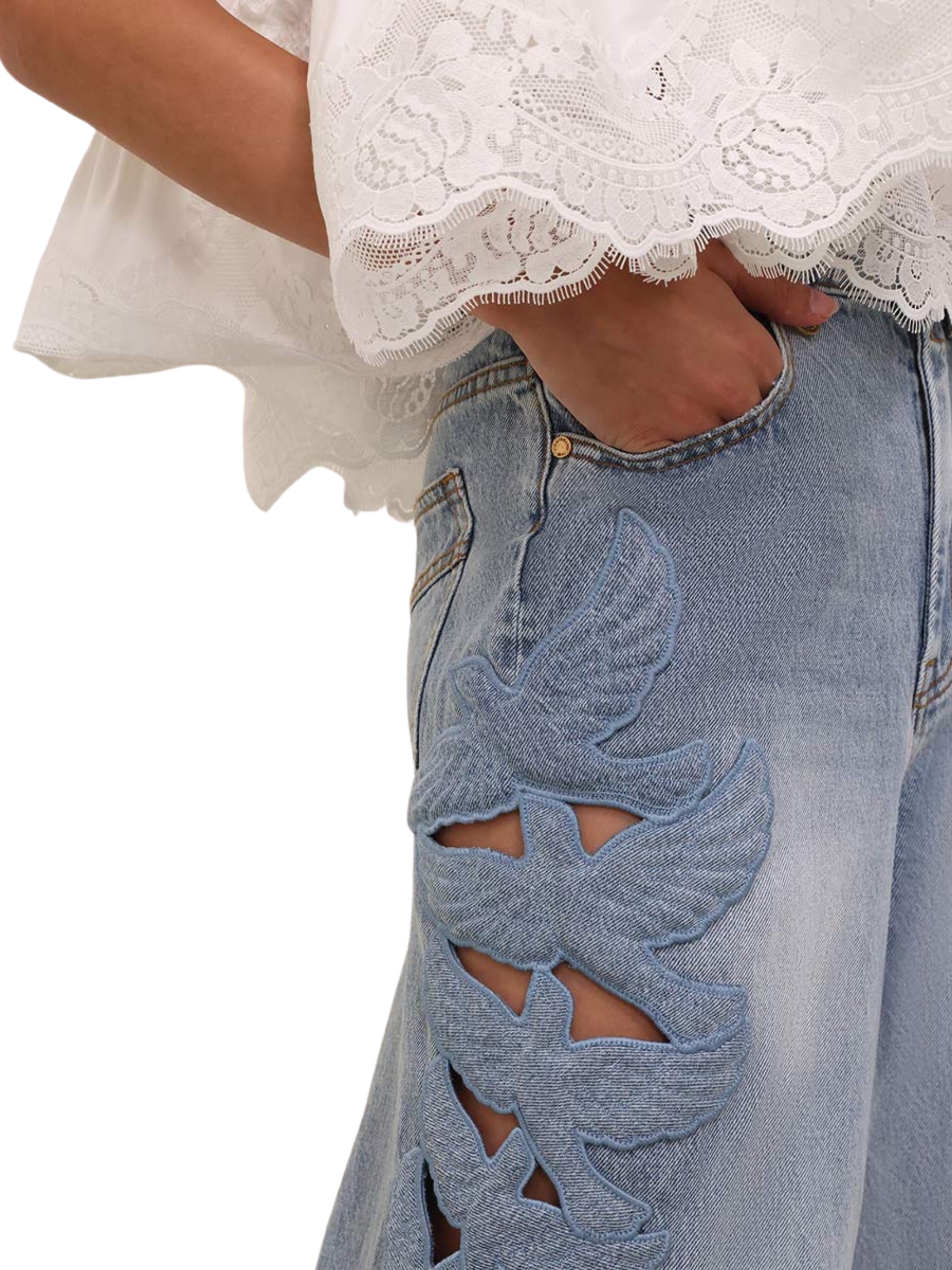 Alchemy applique relaxed flare