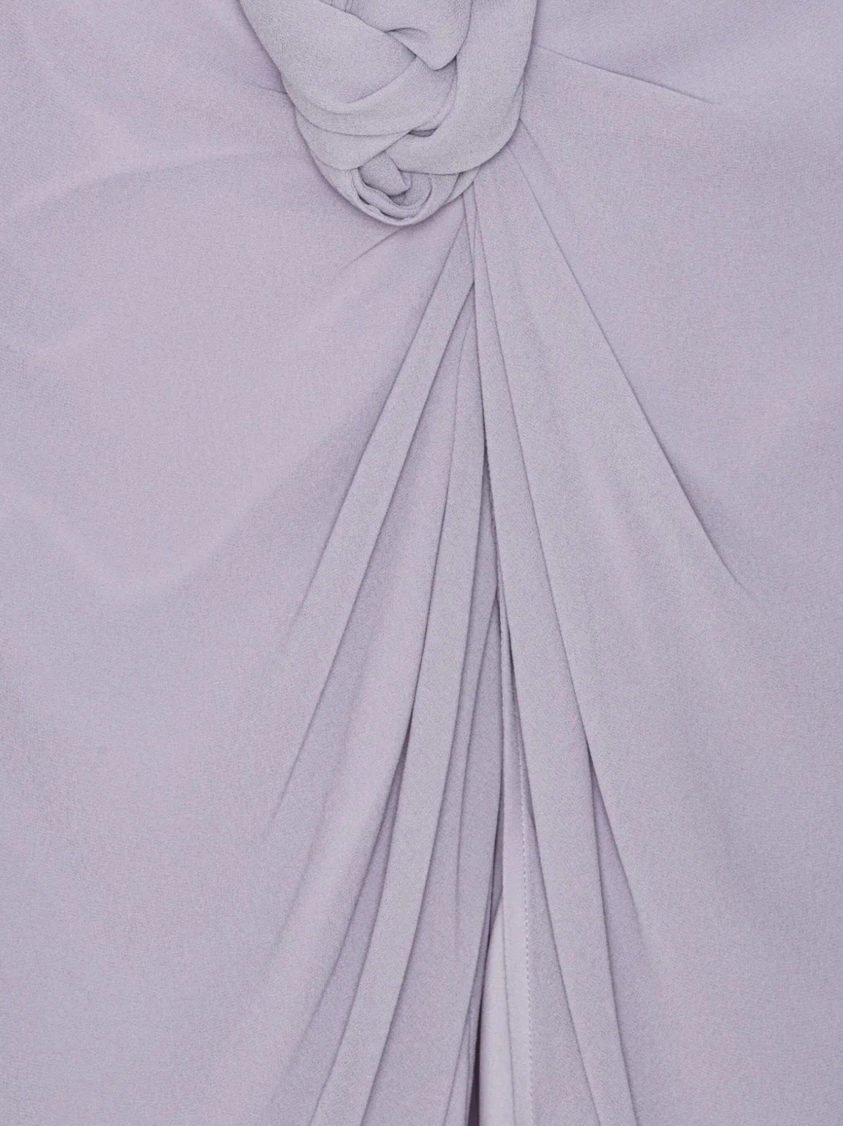 Crepe knot skirt