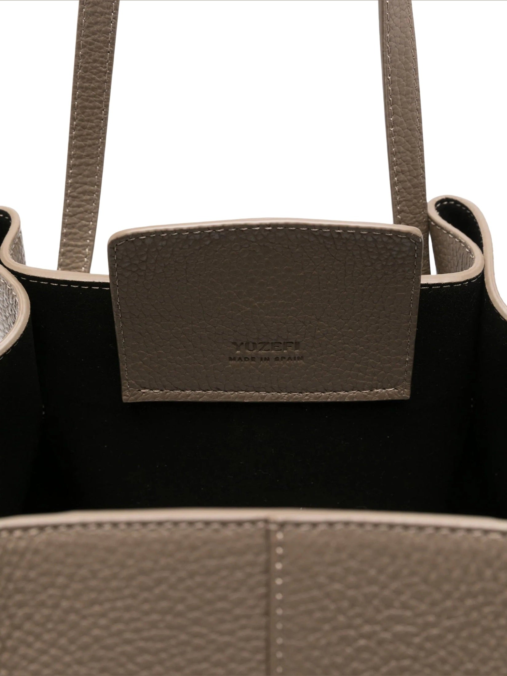 Large mochi pebble grain leather