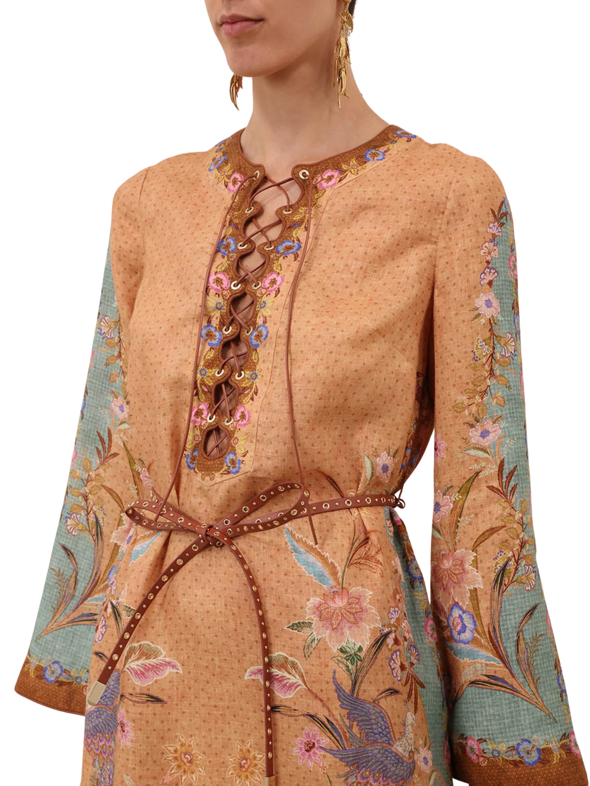 Indra tunic midi dress