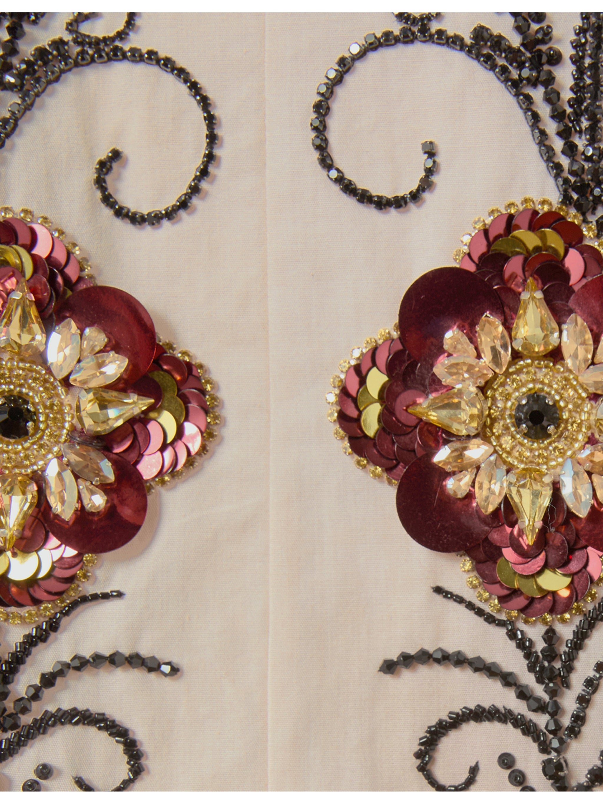 EMBROIDERED CERERE SHIRT DRESS