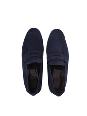 DARK BLUE SUEDE LOISIR GOMME