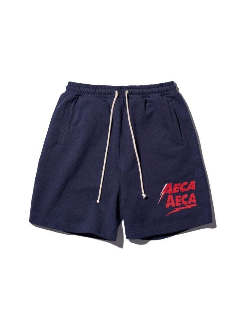 Aeca aeca sweat shorts-navy