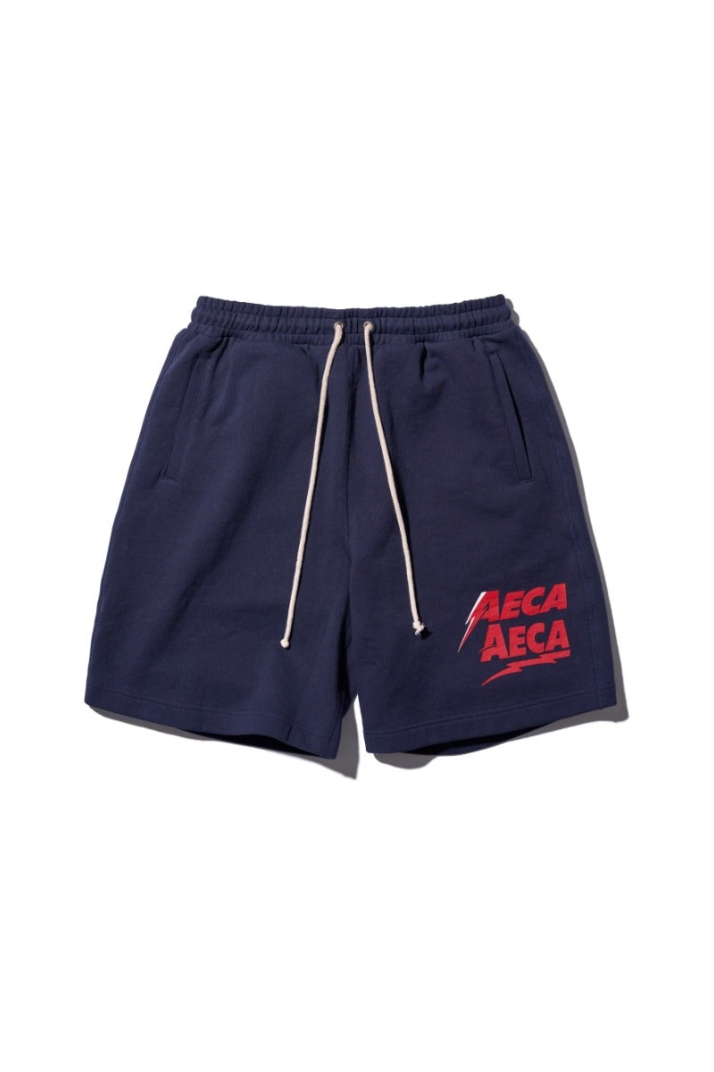 AECA AECA SWEAT SHORTS-NAVY