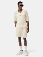 AMIRI CROCHET MESH SHIRT