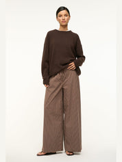 Bonfire pant dark oak micro stripe