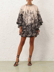 Rhiannon lantern mini dress