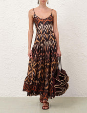 Aster midi skirt