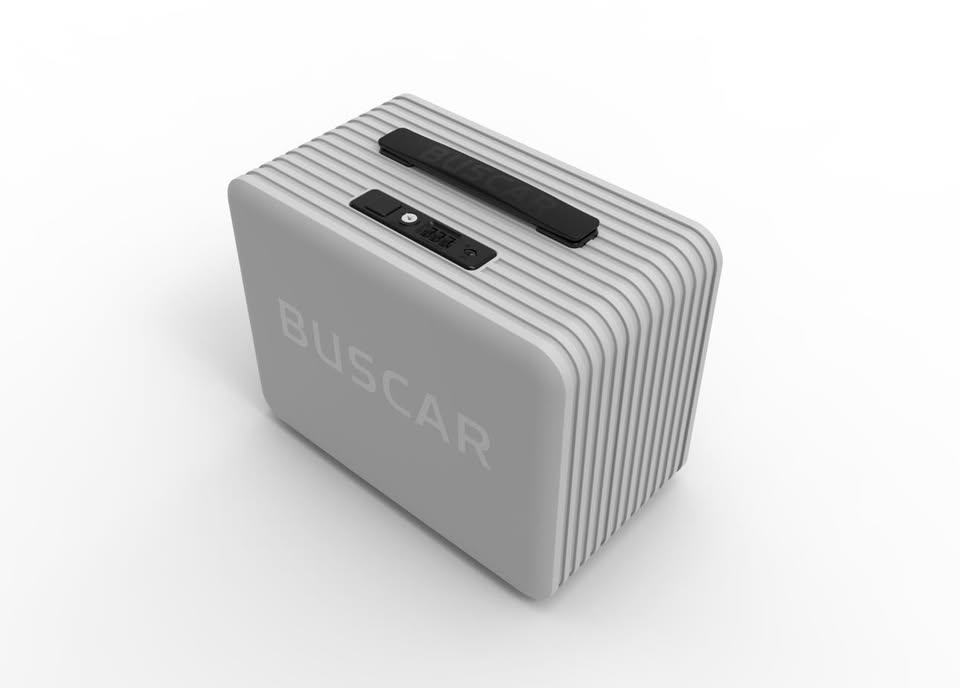 Buscar gray handbag