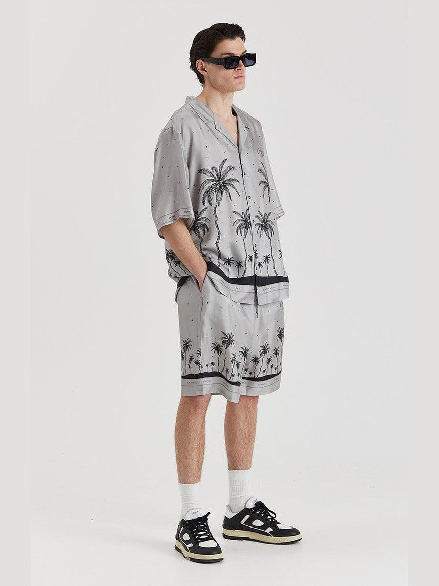 Desert cloud silk shorts