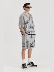 Desert cloud silk shorts