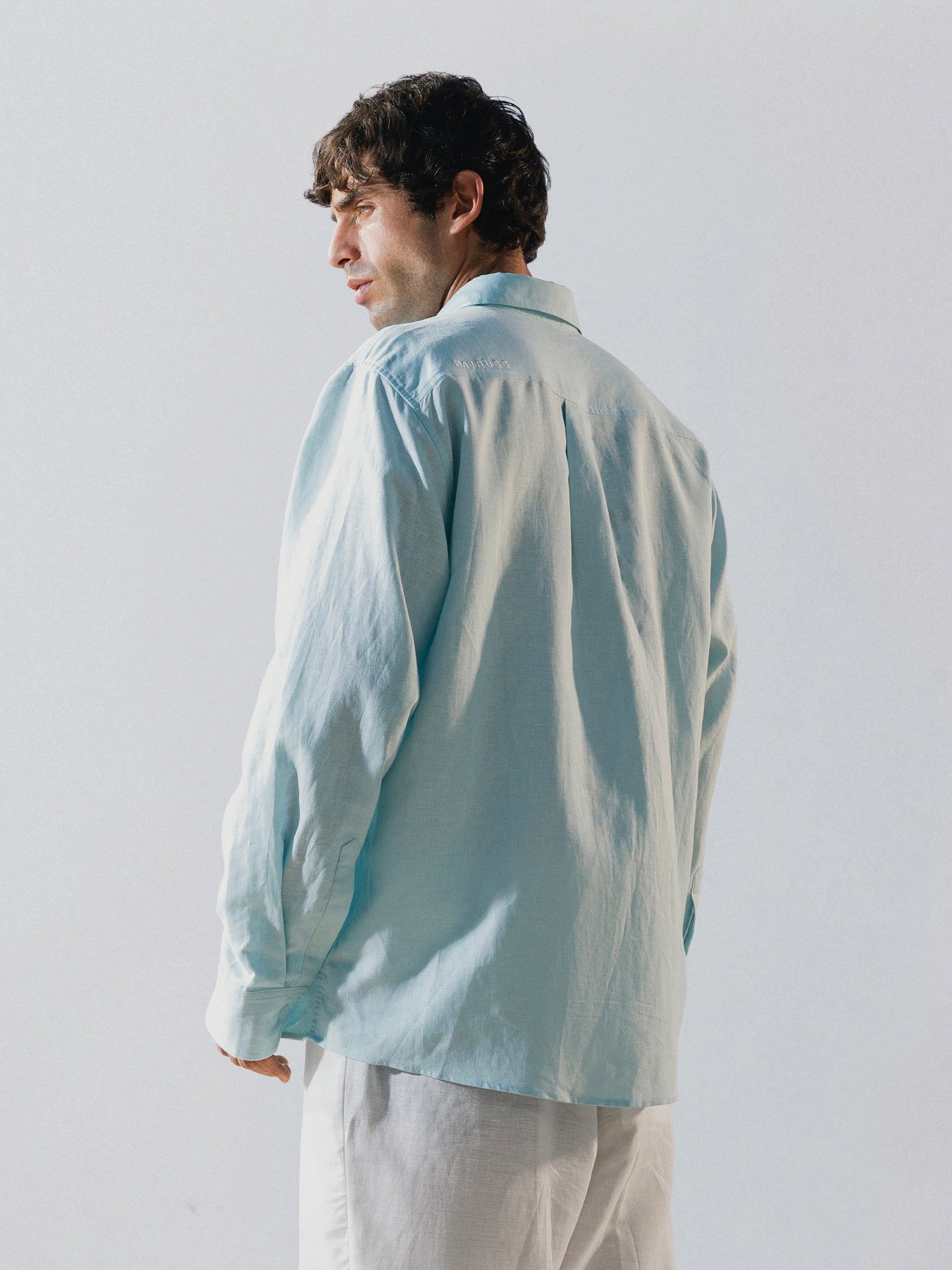 Light blue long sleeve shirt solmare