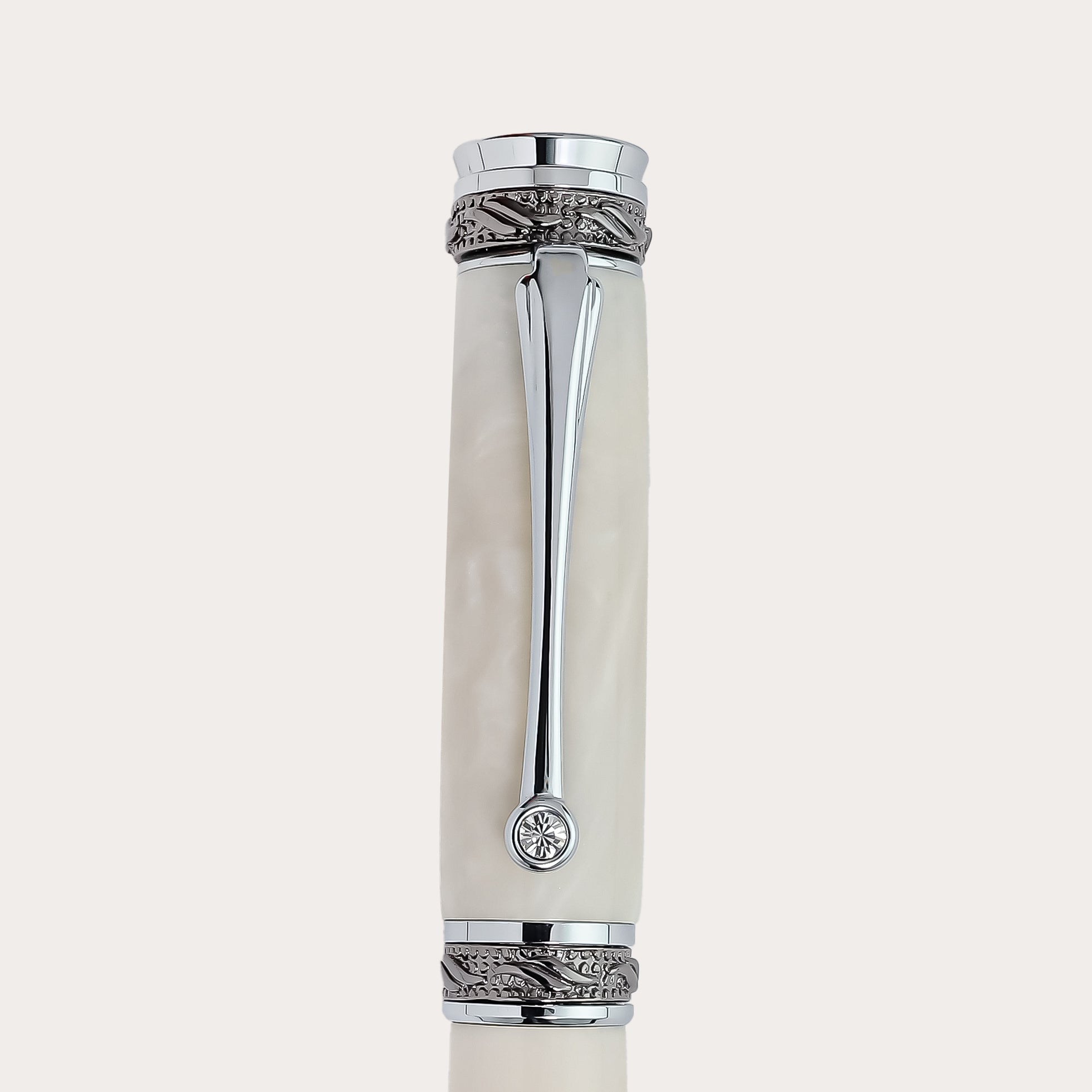 Handcrafted individual pen white