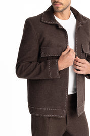 Fred's Stitches Brown Jacket