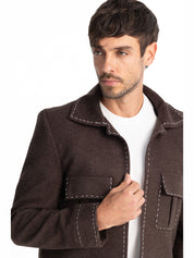 Fred's stitches brown jacket
