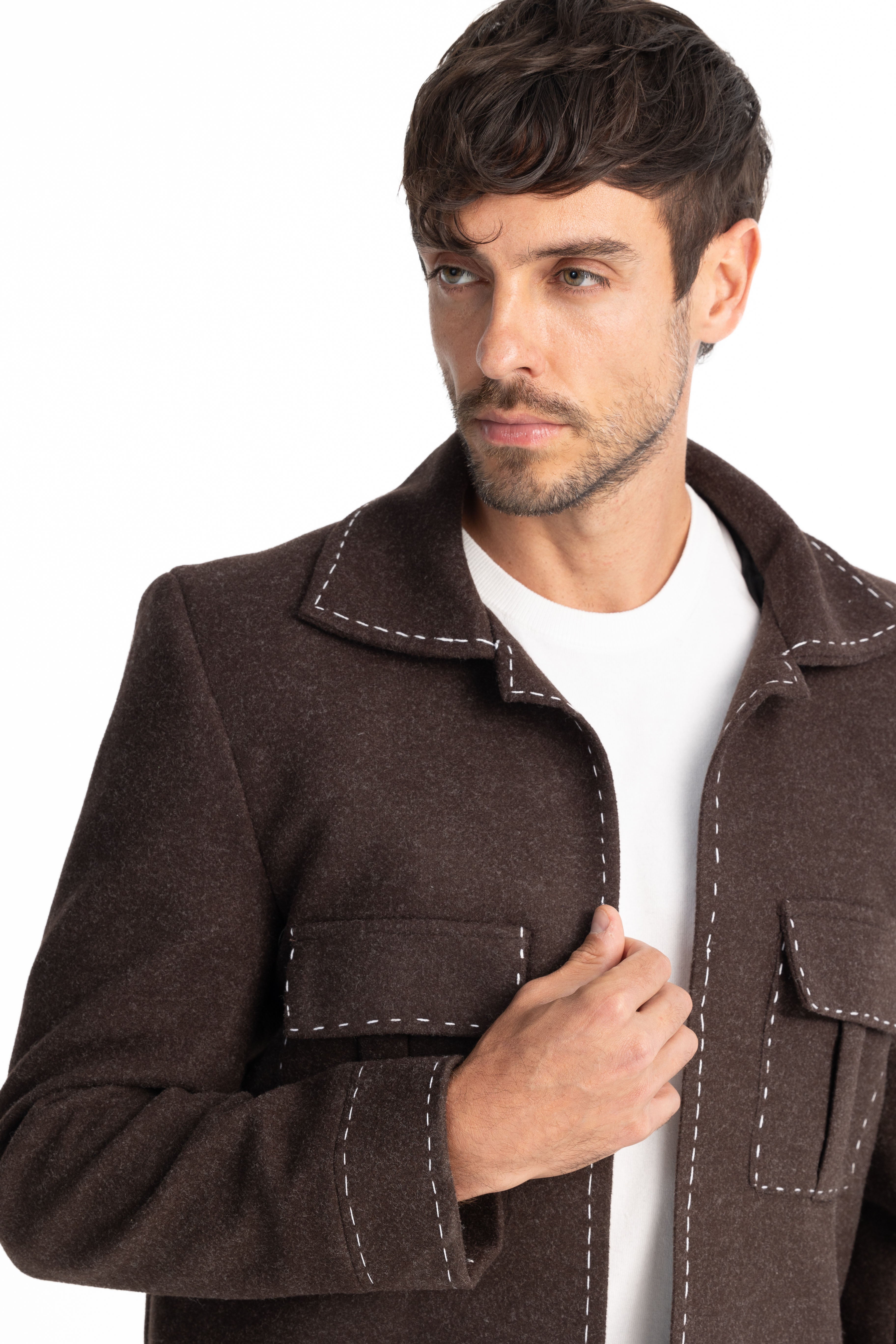 Fred's Stitches Brown Jacket