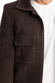 Fred's Stitches Brown Jacket