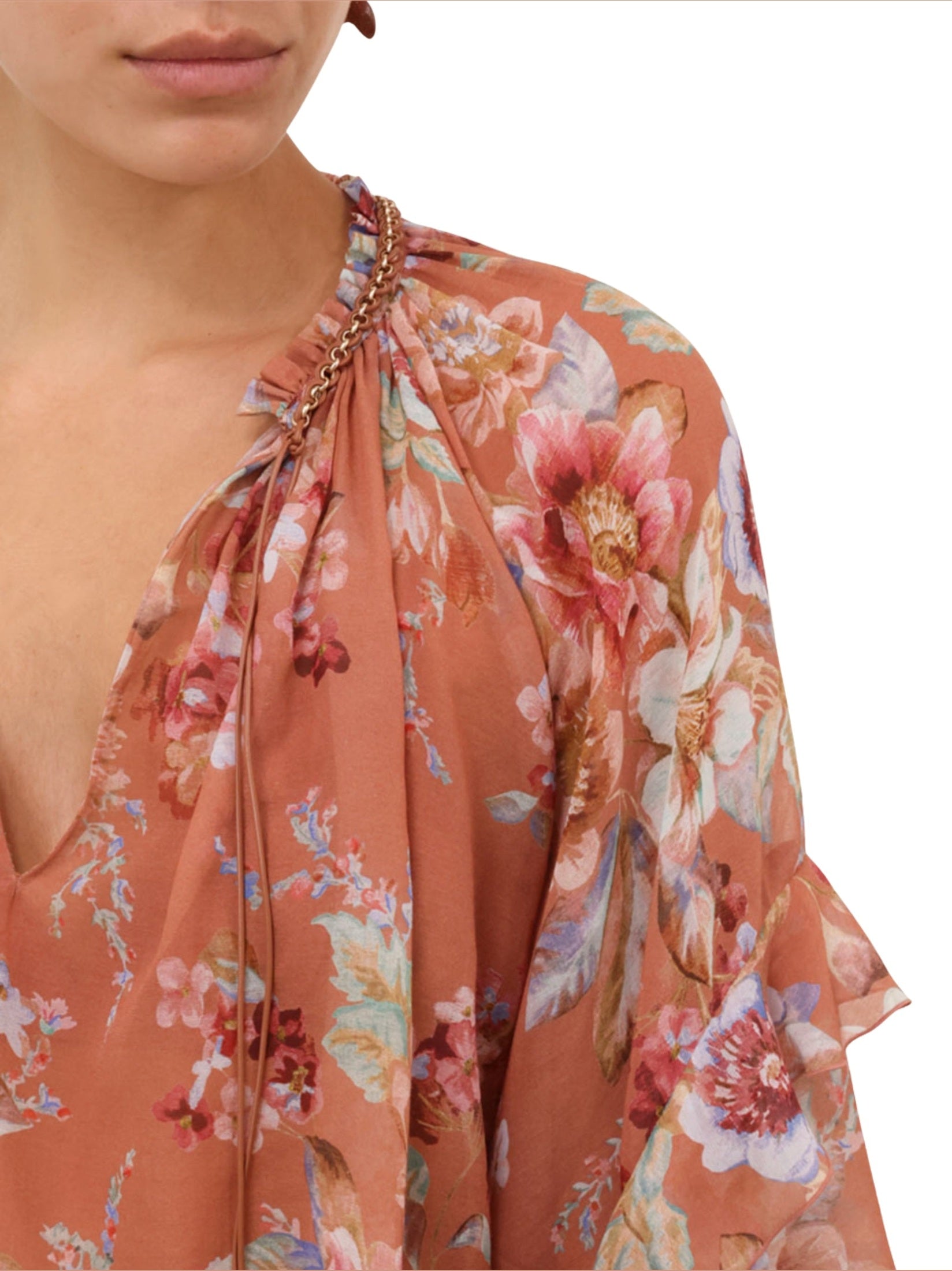 Awaken ruffle blouse