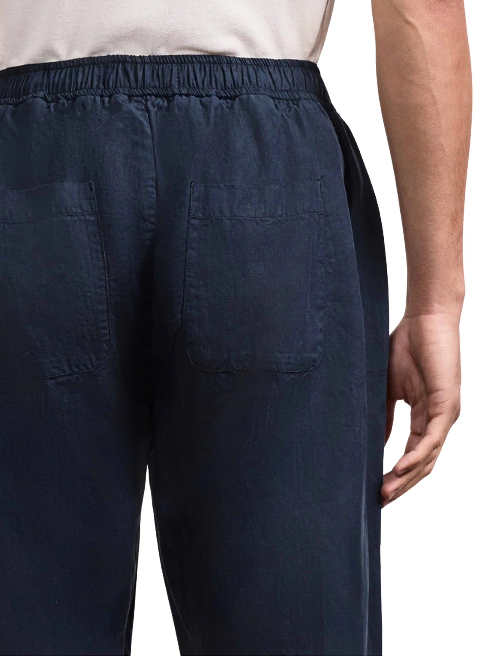 Mendes straight leg seersucker trouser