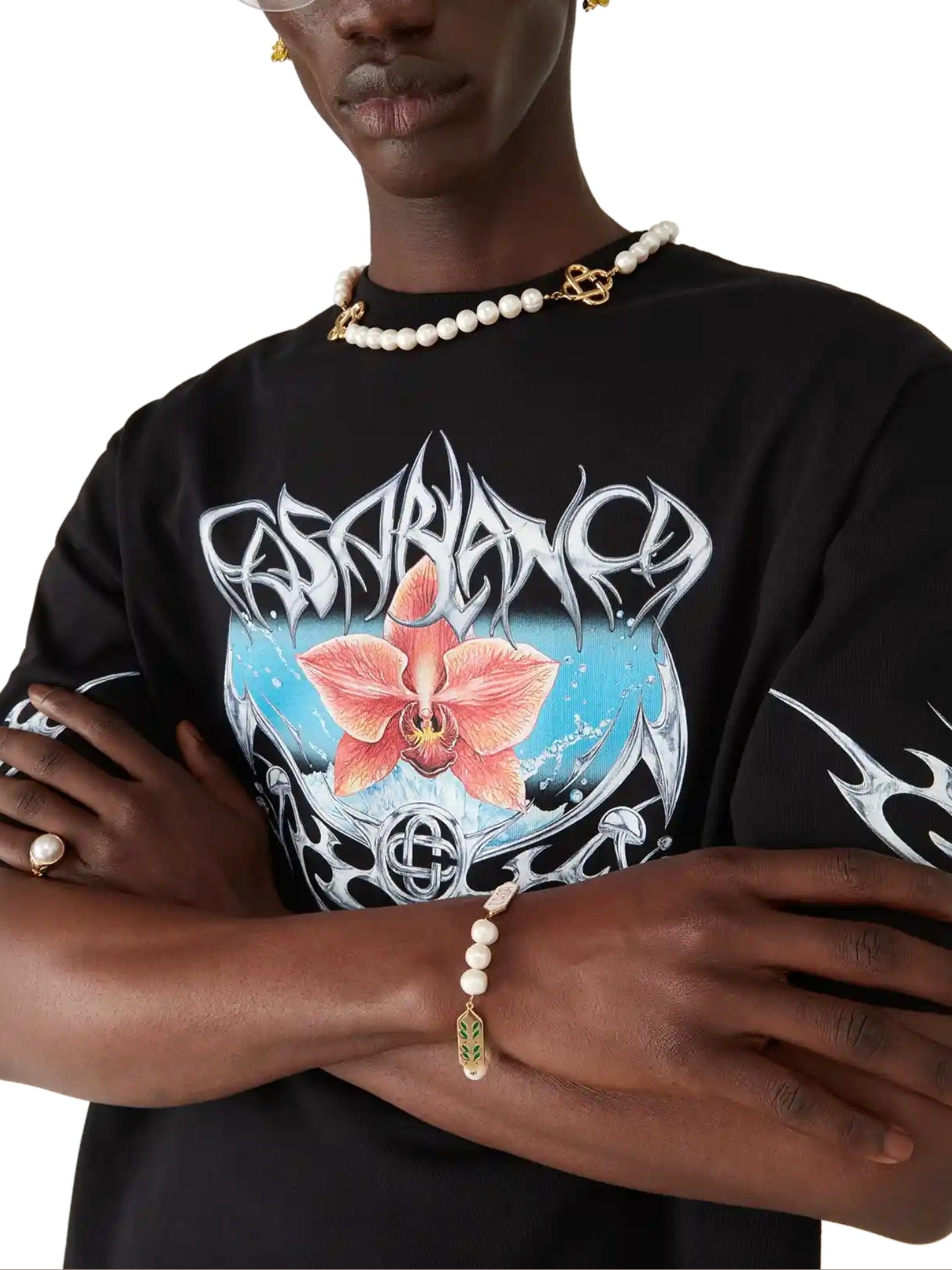 Blades printed oversized t-shirt