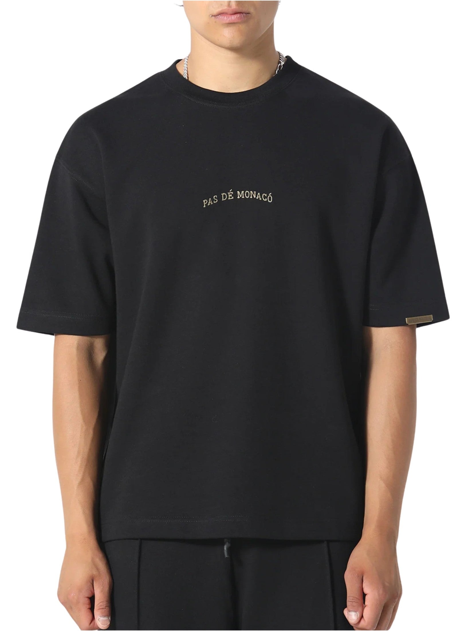 Broderie t-shirt black
